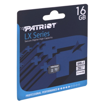 Patriot 16GB LX Series UHS-I microSDHC-3