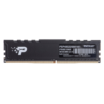 Patriot Premium Black DDR4 8GB 3200MHz 1 Rank-1