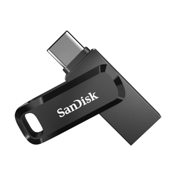 Pendrive SanDisk Ultra Dual GO SDDDC3-128G-G46 (128GB; USB 3.0, USB-C; kolor czarny)-1