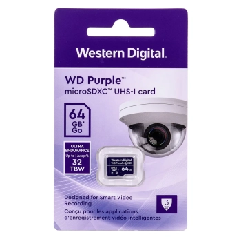 Karta pamięci WD Purple microSDXC WDD064G1P0C (64GB; Class 10, Class U1)-2