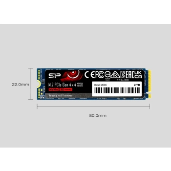 Dysk SSD Silicon Power UD85 1TB M.2 PCIe NVMe Gen4x4 NVMe 1.4 3600/2800 MB/s-4