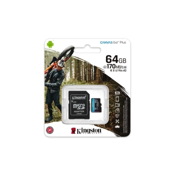 KINGSTON microSDXC Canvas Go Plus 64GB + adapter-3