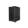 SZAFA INSTALACYJNA RACK STOJĄCA 19" 22U 800X1000 CZARNA DRZWI PERFOROWANE LCD LANBERG (FLAT PACK) V2