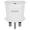SAVIO ADAPTER PODRÓŻNY GNIAZDO GLOBALNE - WTYK UK AP-05