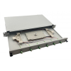 helos Fiber Optic 19" Splice Box 6 x LC/APC Duplex OS2, wykończenie splicingowe, szary