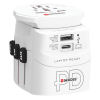 Adapter podróżny SKROSS Pro Light USB AC45PD World z USB-C biały