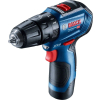Bosch GSB 12V-30 1600 RPM Zamek centralny 820 g Czarny, Niebieski, Czerwony