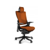Fotel biurowy Wau 2 NW45 siatka mandarin/czarny
