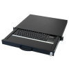 aixcase AIX-19K1UKUSTP-B klawiatura USB QWERTY US English Czarny