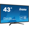 iiyama ProLite X4373UHSU-B1 monitor komputerowy 108 cm (42.5") 3840 x 2160 px 4K Ultra HD Czarny