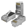 QOLTEC WTYK ZŁĄCZE MODULARNE RJ45 | CAT5E | FTP | 100SZT