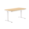 Activejet Biurko z elektryczną regulacją wysokości 140x70 ET119W-C biały/dąb
