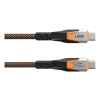 UAG SRGE - kabel USB-C - USB-C, USB 3.2 Gen2 240W/20Gbps, 75 cm (black/orange)
