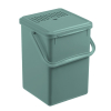 Rotho Wiaderko kompost 9L z filtrem węglowym BIO mistletoe green