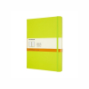 MOLESKINE Notes Classic XL (19x25cm), w linie, twarda oprawa, 192 strony, lemon green