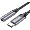 Przejściówka audio Vention USB-C do gniazda słuchawkowego 3,5 mm z adapterem DAC ze stopu aluminium 1m