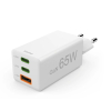 HAMA Schnellladegerät, 2x USB-C PD, 1x USB-A QC 65
