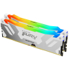 Kingston FURY DDR5 32GB (2x16GB) 6400MHz CL32 Renegade White RGB XMP
