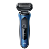 Braun Series 6 61-B4500cs - Golarka foliowa - Niebieski - Przyciski - LED - Ładowanie - Zasilanie - AC/Bateria
