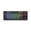 KLAWIATURA DLA GRACZY FURY KANABO K6 US PODŚWIETLENIE RGB MAGNETYCZNA CZARNO-SZARA