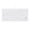 CHERRY AK-C4112 - Klawiatura - medyczna - kompaktowa - podświetlana - USB - QWERTZ - niemiecka - biała (AK-C4112F-U1-W/GE)