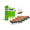 KMP MULTIPACK B-T58V kaseta z tonerem 4 szt. Zamiennik Czarny, Cyjan, Purpurowy, Żółty