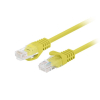 PATCHCORD KAT.6 UTP 1.5M ŻÓŁTY FLUKE PASSED LANBERG 10-PACK
