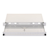 Alantec Przełącznica światłowodowa 24xSC simplex / 24xLC duplex 19" 1U z płytą czołową oraz akcesoriami montażowymi (dławiki, opaski), wysuwalna (FOP-