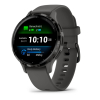 Zegarek sportowy Garmin Venu 3S Pebble Grey AMOLED 41mm Szary