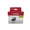 Canon 2934B015 nabój z tuszem 3 szt. Oryginalny Cyjan, Purpurowy, Żółty