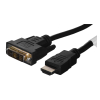Kabel Lanberg CA-HDDV-10CC-0018-BK (HDMI M - DVI-D (18+1) M; 1,8m; kolor czarny)