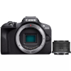 Canon Aparat bezlusterkowy EOS R100 + obiektyw RF-S 18-45mm F4.5-6.3 IS STM Megapiksel 24,1 MP Czułość ISO (maks.) 12800 Przekątna wyświetlacza 3,0 Si