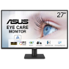 ASUS VA27AQ Eye Care Monitor – 27-inch, IPS, QHD, 99% sRGB, Frameless, HDMI, DisplayPort, VGA, 1ms MPRT, Stereo Speakers, Low Blue Light, Flicker Free