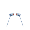 Słuchawki JBL T110 (niebieskie, z mikrofonem)