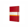 MOLESKINE Notes Classic XL (19x25 cm) w linie, twarda oprawa, 192 strony, czerwony