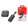 UNITEK BEZPRZEWODOWY NADAJNIK HDMI DO 50M, USB-C, CZARNY