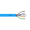 Kabel instalacyjny DIGITUS kat.6A, U/UTP, Eca, AWG 23/1, LSOH, 305m, niebieski, karton
