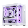 Jonsbo TK-4 Gehäuse, Midi-Tower, ATX, Tempered Glass - weiß