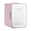 Mini lodówka z lusterkiem do makijażu LED ELLE Home ESDAF01PUEU 6L fioletowa