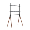 Logilink TV-StĂ¤nder, 49 70", Walnuss-Holzbeine, 40 kg max.