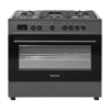 Kuchnia gazowo elektryczna Ravanson KWGE-K90A Cheff Modern Black (czarny)