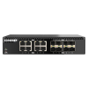 Qnap QSW-3216R-8S8T, 8x 10GbE, 8x 10GbE SFP+, half-rackmount design, unmanaged switch