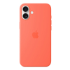 Silikonowe etui Apple iPhone 16 Plus z MagSafe - Tangerine