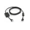 Zebra CBL-DC-381A1-01 kabel zasilające Czarny