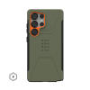 UAG Civilian Pro - obudowa Samsung Galaxy S25 Ultra 5G z modułem magnetycznym (oliwkowy/pomarańczowy)