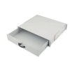 DIGITUS Schublade 2HE 483mm          grau abschlieĂźbar