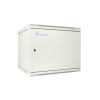 Extralink Szafa rack 9U 600x600 ASP Szara montowana na ścianie, drzwi blaszane pełne