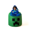 Pufa worek sako MINECRAFT zielony XXL 110x90