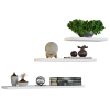 Zestaw 3x półka wisząca TOBI 3P 60x15xH1,8 biel