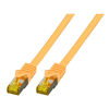 EFB RJ45 Patchk. S/FTP Cat.6A LSZH Cat.7 Rohk. 30.00m gelb